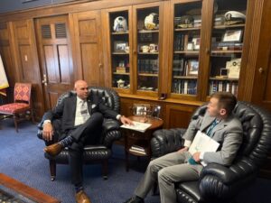 Rising Leader Jayden advocating with Congress!